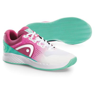 Head Womens Sprint Evo Clay Court Tennis Shoes - White/Pink - main image